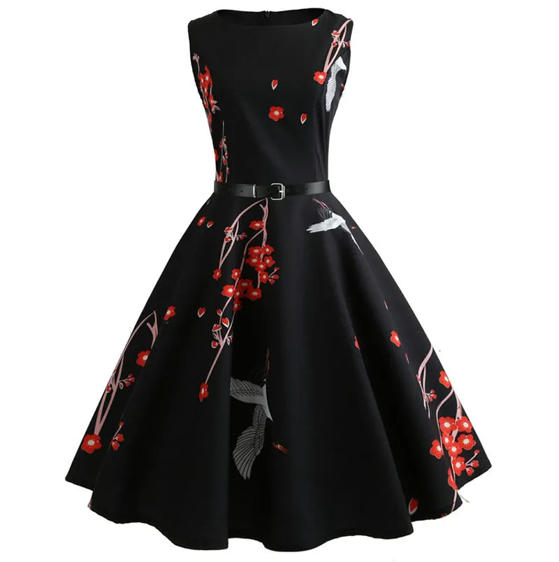 Robe Rockabilly - Cerise Sakura
