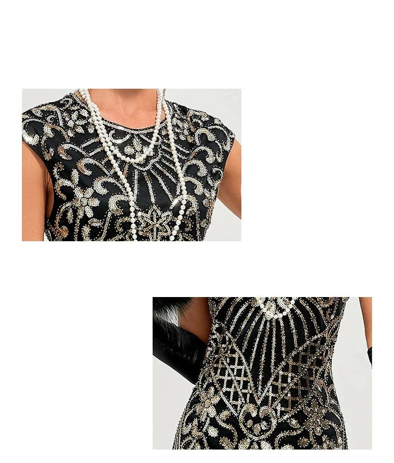 Robe des Années Folles détails