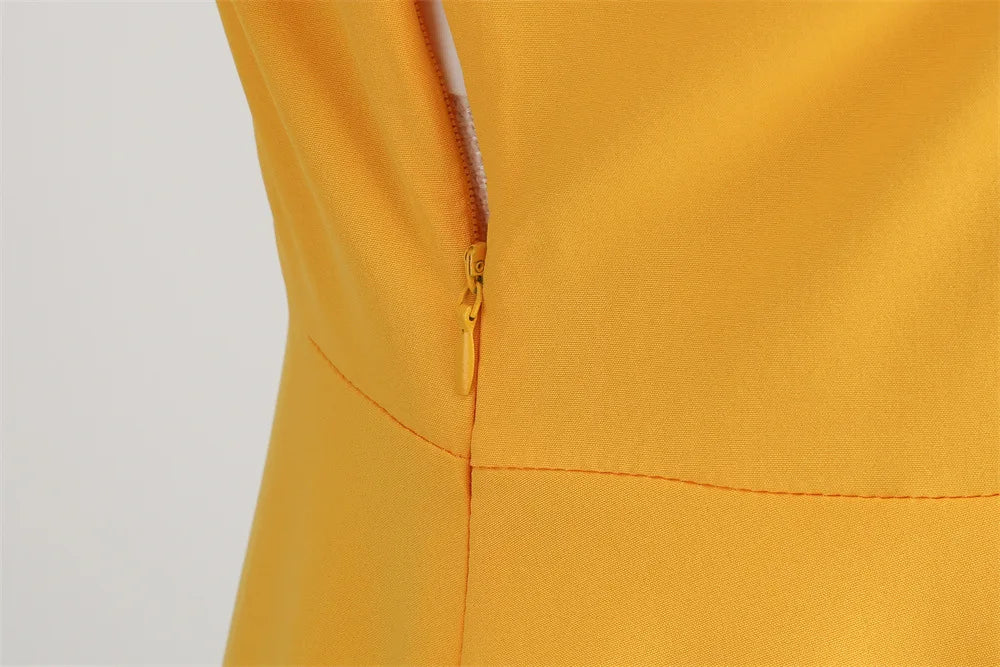 Robe Pin Up Rétro Ceinture zip