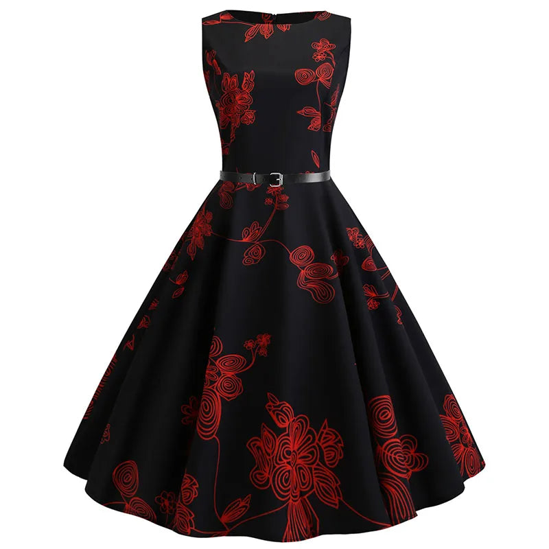 Robe Bustier Rockabilly