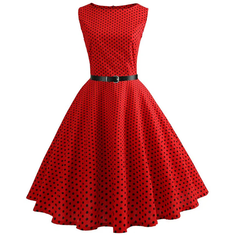 Robe Rockabilly Cerise