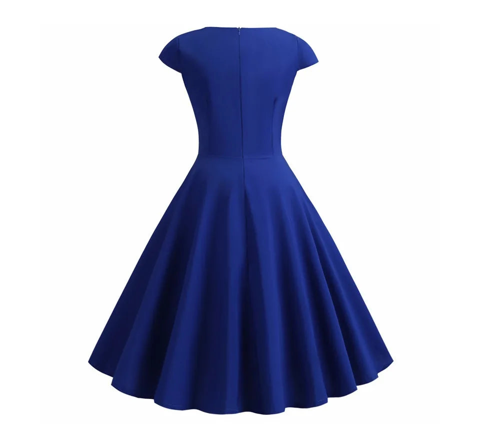 Robe de Mariée Pin-Up bleu dos