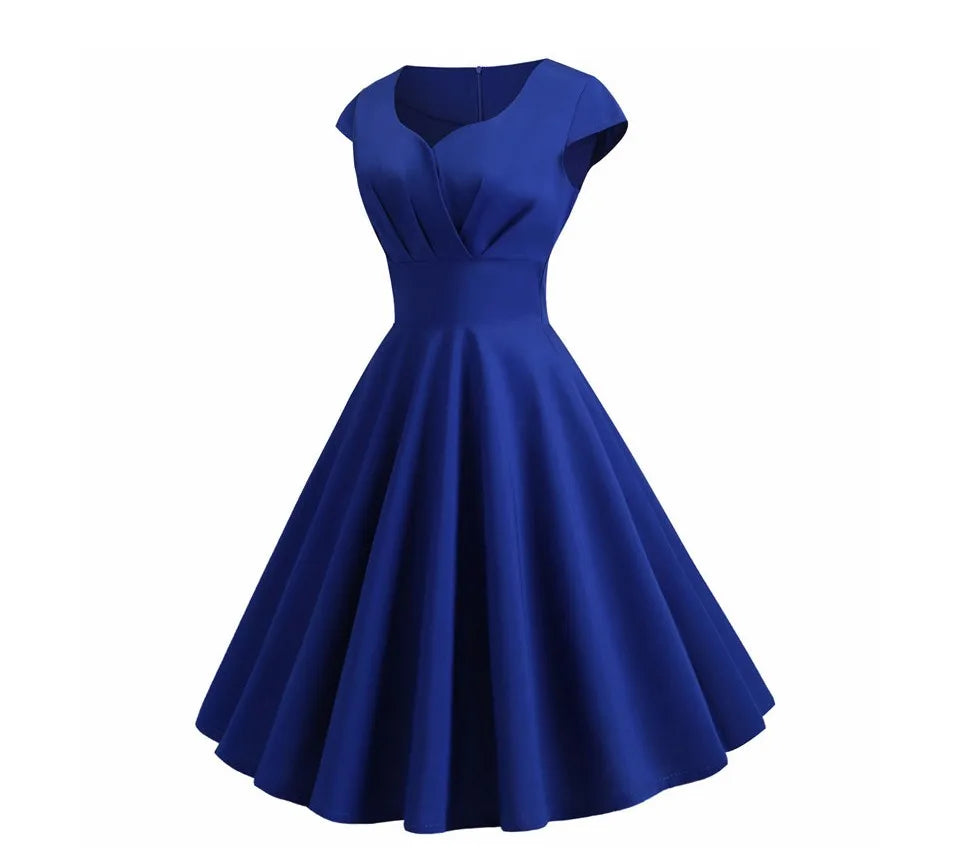 Robe de Mariée Pin-Up bleu