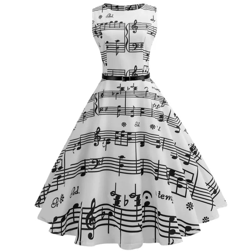 Robe Rockabilly - Note de musique