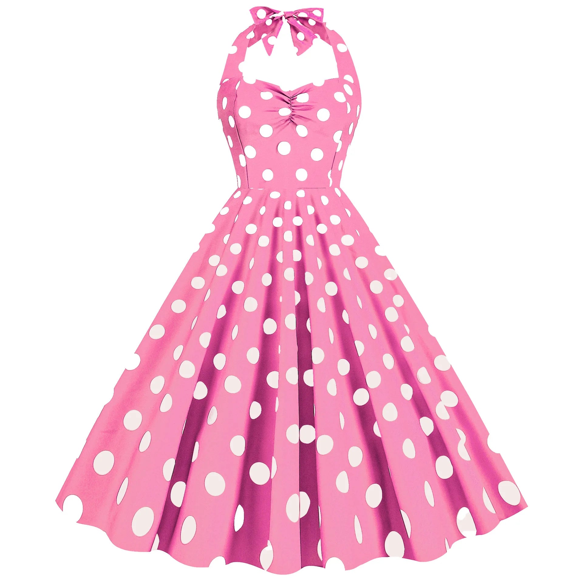 Robe Pin-Up Classique Année 50 Rose