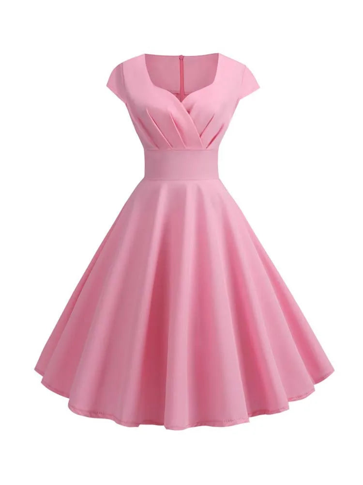 Robe de Mariée Pin-Up rose