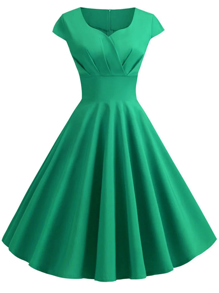 Robe de Mariée Pin-Up vert