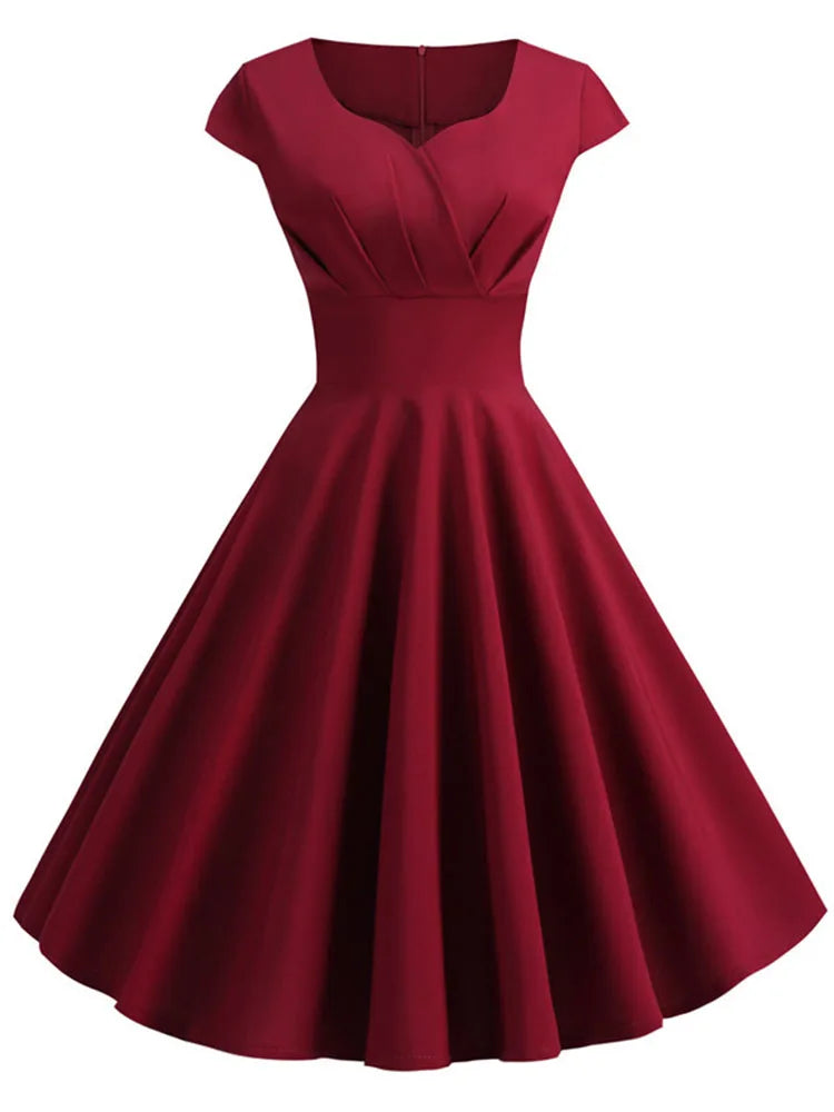 Robe de Mariée Pin-Up rouge