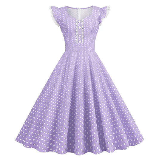 Robe Pin-Up - Grande Taille Violet