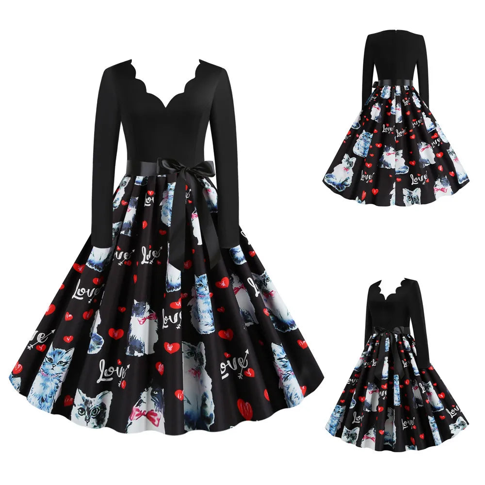 Robe Rockabilly - Longue vues