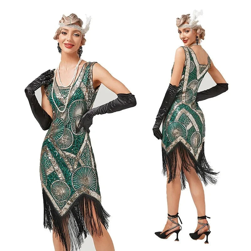 Robe Charleston Verte